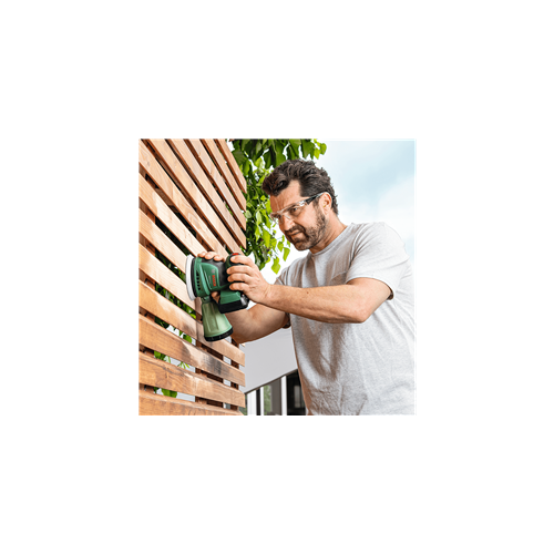 Cordless random orbital sander Bosch EasyOrbit 18V-10 (green, without battery and charger, POWER FOR ALL ALLIANCE)