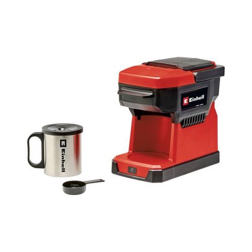 Einhell TE-CF 18 Li-Solo cordless coffee maker, 18V, without battery and charger, red
