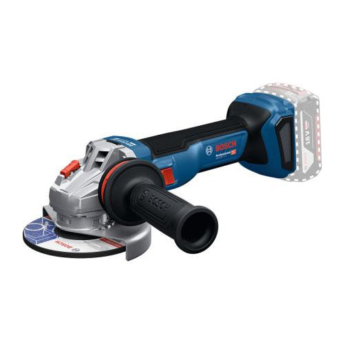 Cordless angle grinder Bosch GWS 18V-11 S Professional (bare tool), 18 volts (blue, without battery and charger, in L-BOXX)