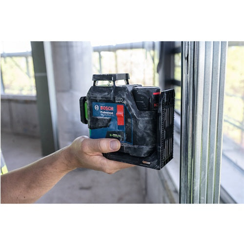 Cordless line laser Bosch GLL 12V-100-33 CG Professional (blue/black, 12V 2.0Ah lithium-ion battery, green laser lines)