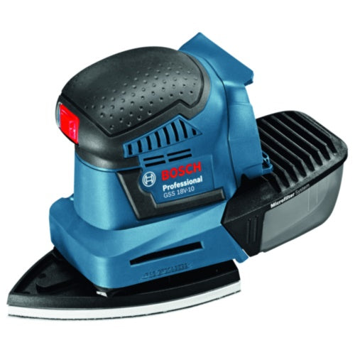 Cordless orbital sander Bosch GSS 18V-10 Professinaol Solo, without battery and charger, blue/black