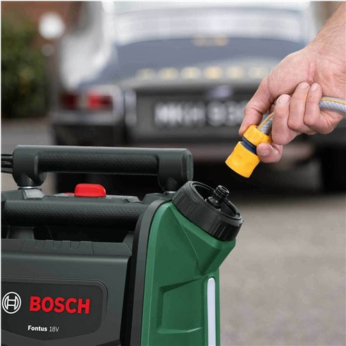 Cordless pressure washer Bosch Fontsu Gen2 Solo, 18V, without battery and charger, Power For All Alliance, green/black