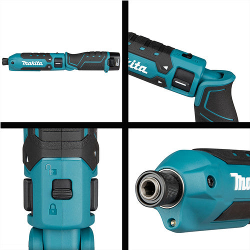 Makita TD023DSE 7.2 Volt Cordless Impact Wrench (Blue/Black, 2x 1.5Ah Lithium-Ion Battery)