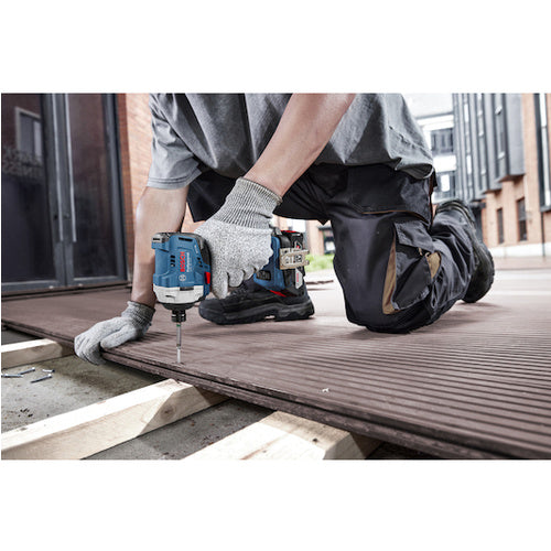 Cordless impact driver Bosch GDR 18V-215 Professional (bare tool), 18 volts (blue, without battery and charger, in L-BOXX)