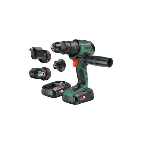 Cordless impact drill Bosch AdvancedImpact 18V-80 QuickSnap (green, 2x 2.5Ah lithium-ion battery, case, POWER FOR ALL ALLIANCE)