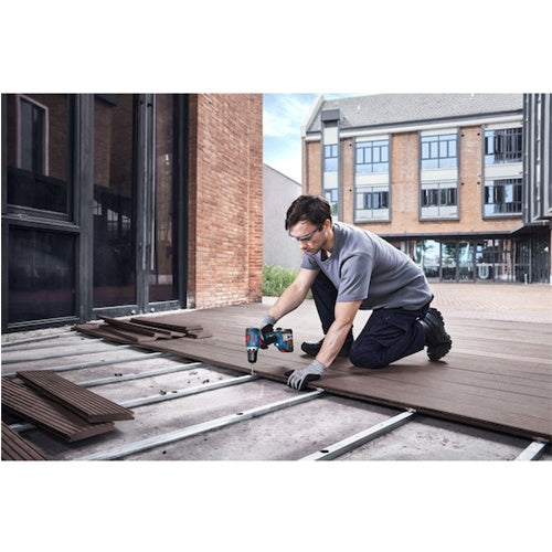 Bosch GSR 18V-65 Professional cordless drill (bare tool), 18 volts (blue, without battery and charger, in L-BOXX)