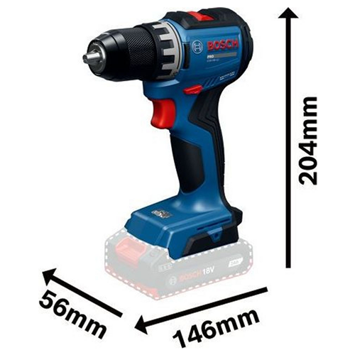 Bosch GSR18V-52 cordless drill/driver in L-BOXX (retail)