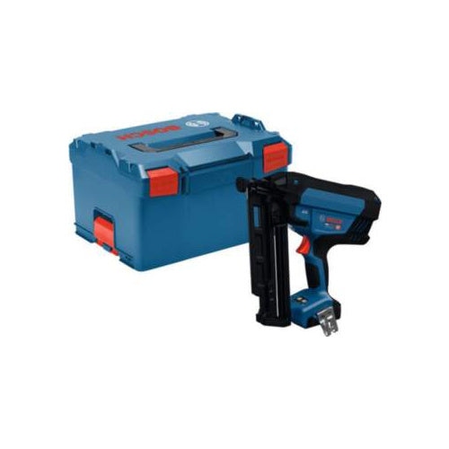 Cordless wood nailer Bosch GNH 18V-64-3M Professional (tool only), 18 volts (blue/black, without battery and charger, in L-BOXX)