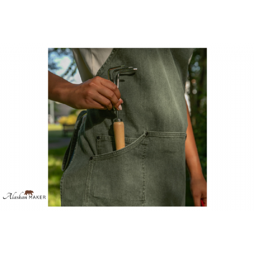 Alaskan MAKER APRON 260 - green AM260-VO