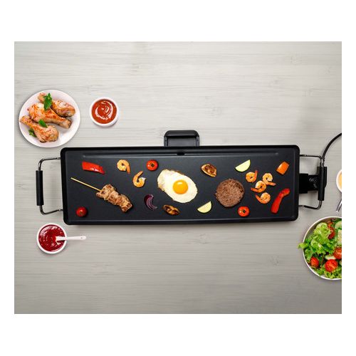 ALPINA Teppanyaki GRILL electric grill plate, steel, aluminum, power 2000W, adjustable temperature, 70x23cm