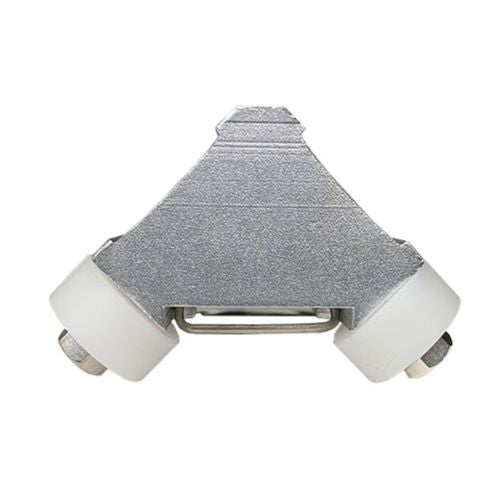 Aluminum inner corner applicator for grout tube