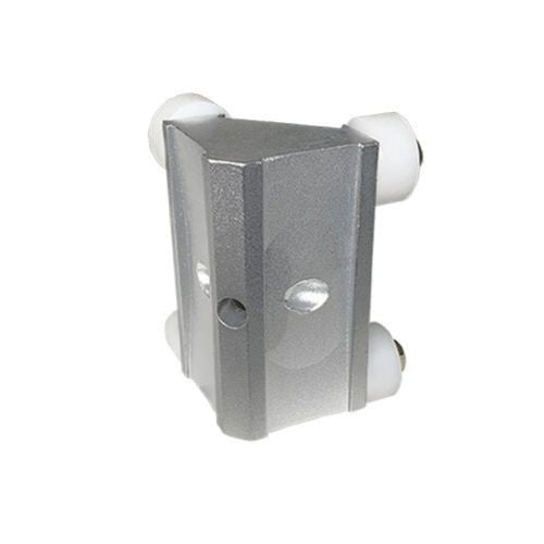 Aluminum inner corner applicator for grout tube
