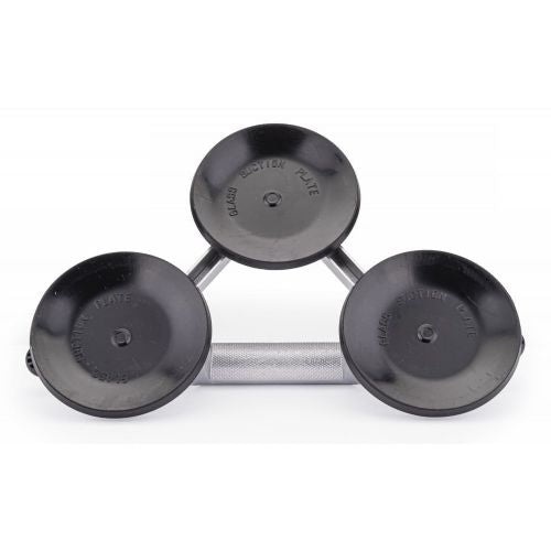 Aluminum handle with suction cups for moving up to 150kg 3x 120mm