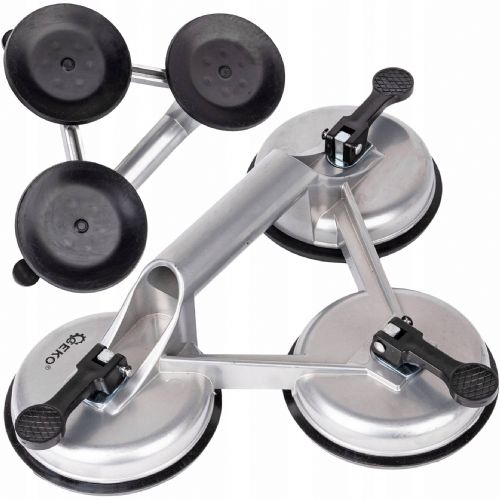 Aluminum handle with suction cups for moving up to 150kg 3x 120mm