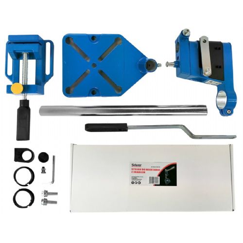 Aluminum drill stand 400mm + vice