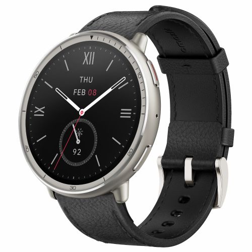 Pametna ura Amazfit Active 2 Premium 44 mm AMOLED zaslon, vodoodporna 5 ATM, merilnik srčnega utripa, NFC, 10 dni baterije