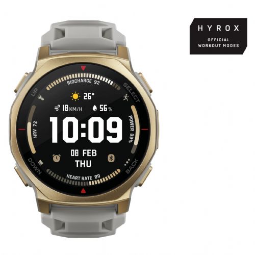 Pametna ura Amazfit T-Rex 3 Pro 44 mm AMOLED zaslon, GPS, 10 ATM, NFC, 19 dni baterije