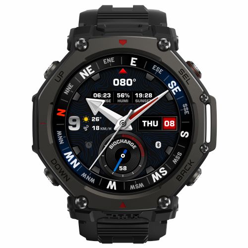 Pametna ura Amazfit T-Rex 3 Pro AMOLED 1,5" GPS 10 ATM črna 27 dni baterije