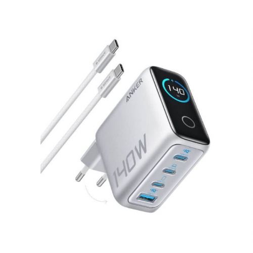 Anker 140W laptop charger, gray