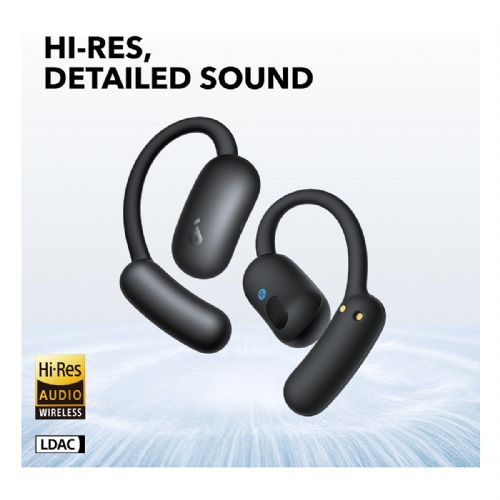 Slušalke Anker Soundcore AeroFit 2, črne, odprte, brezžične