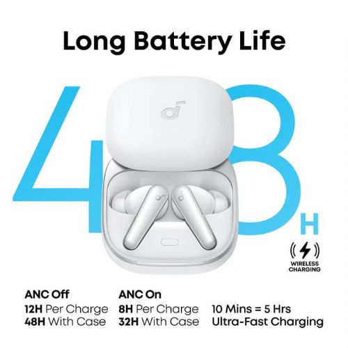 Anker Soundcore Liberty 5 wireless headphones, white