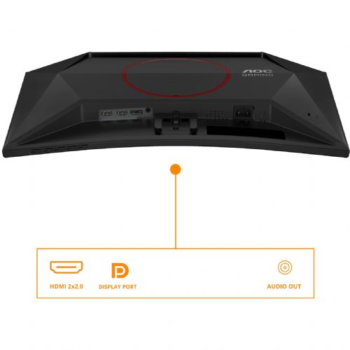 Monitor AOC C24G42E 59,9 cm (23,6"), VA, 250 cd/m2, 0,5ms, 16:09 ukrivljen HDMI+DP črn