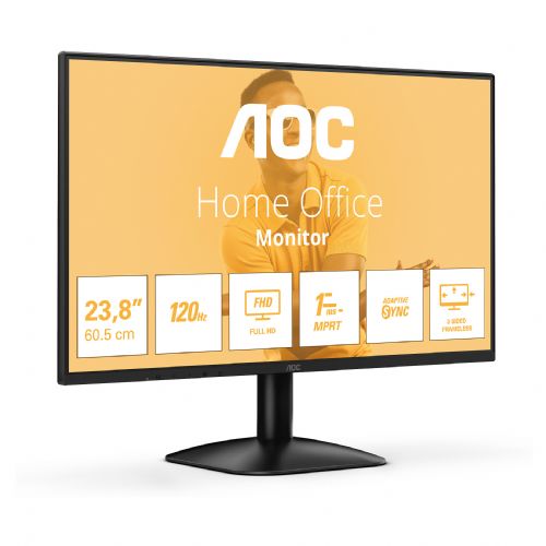 Monitor AOC 24B31H 60.5 cm (23.8"), 1920x1080 (FHD), IPS, 300cd/m2, 1ms, 16:09 HDMI+D-Sub IPS black
