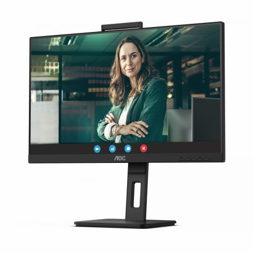 Monitor AOC Pro-line 24P3CW 60,5 cm (23,8"), 1920x1080 (FHD), 16:9 FHD IPS 4ms 75Hz HDMI DP USB-C 65W, črn zvočnik