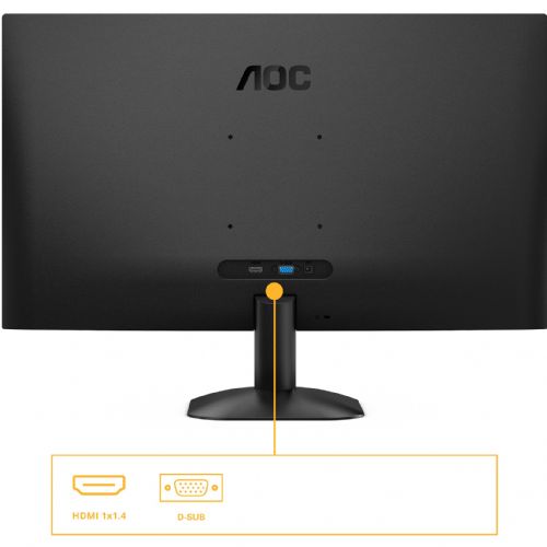 Monitor AOC 27B31H 68,6 cm (27"), 1920x1080 (FHD9, IPS, 300cd/m2, 16:09 VGA+HDMI IPS črne barve