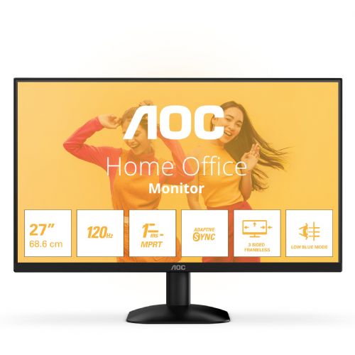 Monitor AOC 27B35HM 68,6 cm (27"), 1920x1080 (FHD), VA, 300cd/m2, 1ms, 16:09 HDMI+D-Sub VA črne barve