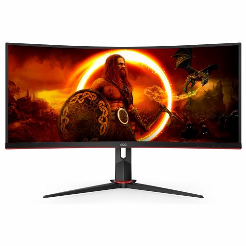 Monitor AOC CU34G2XP/BK 86,4 cm (34"), 21:09 2xHDMI+2xDP+USB ukrivljen na drobno