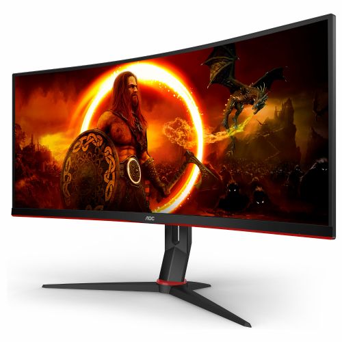 Monitor AOC CU34G2XP/BK 86,4 cm (34"), 21:09 2xHDMI+2xDP+USB ukrivljen na drobno