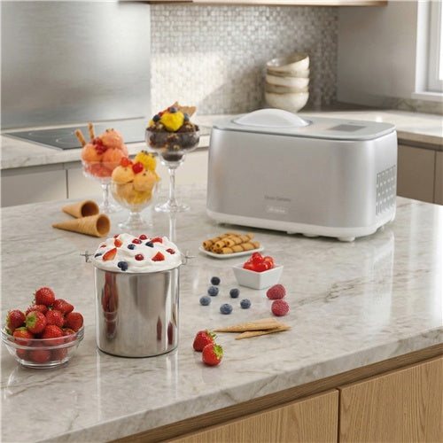 Ariete Gran Gelato 4-in-1 ice cream maker, LCD display, compressor, removable container, 100 W, yogurt function