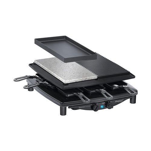 Steba RC 4 Plus Deluxe raclette machine, black