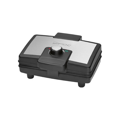 Clatronic WA 3606 waffle maker, black/stainless steel, 800 W
