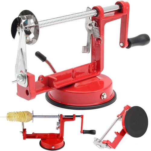 Spiral potato chip making machine