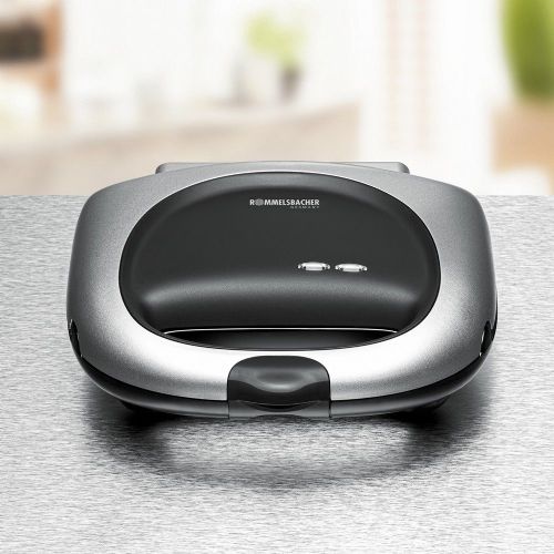 Aparat za sendviče Rommelsbacher ST 1000 (črn/srebrn, 1000 W)