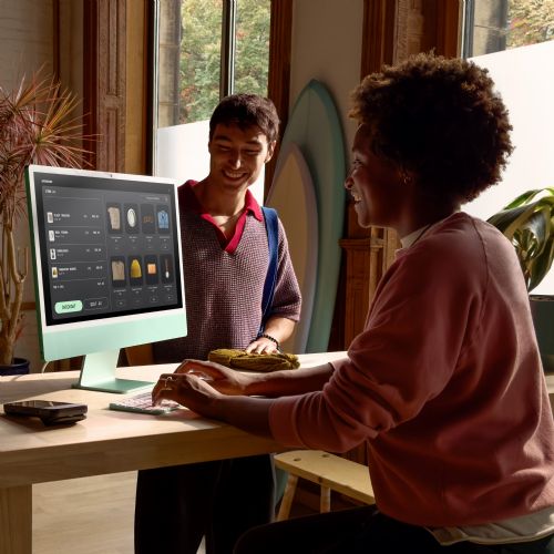 Apple 24-palčni iMac z zaslonom Retina 4,5K: čip Apple M4 z 10-jedrnim procesorjem in 10-jedrnim grafičnim procesorjem, 16 GB, 256 GB SSD -DE/ srebrn