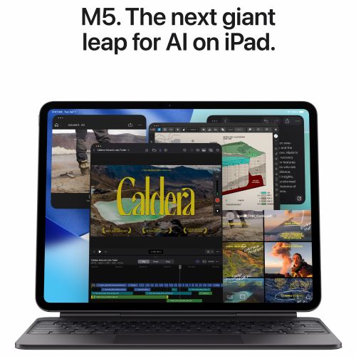 Tablični računalnik Apple iPad Pro M5, 13" OLED, Wi-Fi + Cellular, 512 GB, vesoljsko črn, iPadOS 26