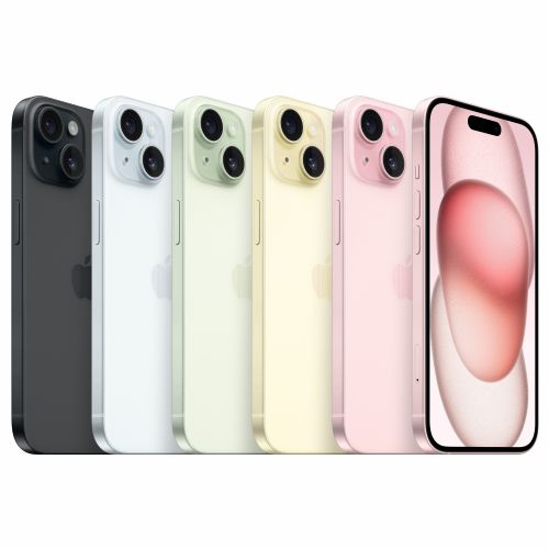 Smartphone Apple iPhone 15 128 GB black, 6.1" OLED Super Retina XDR, 48 MP camera, A16 Bionic, IP68