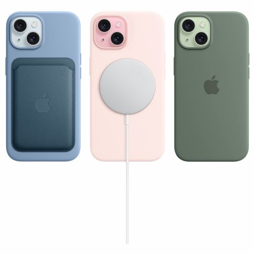 Smartphone Apple iPhone 15 128 GB black, 6.1" OLED Super Retina XDR, 48 MP camera, A16 Bionic, IP68