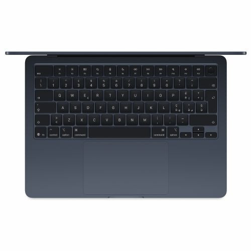 Apple MacBook Air: čip Apple M4 z 10-jedrnim procesorjem in 8-jedrnim grafičnim procesorjem, 16 GB, 256 GB SSD, DE - Midnight