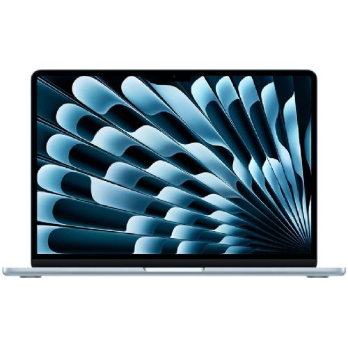 Prenosnik Apple MacBook Air: Čip Apple M4 z 10-jedrnim procesorjem in 8-jedrnim grafičnim procesorjem, 16 GB, 256 GB SSD - nebesno modra