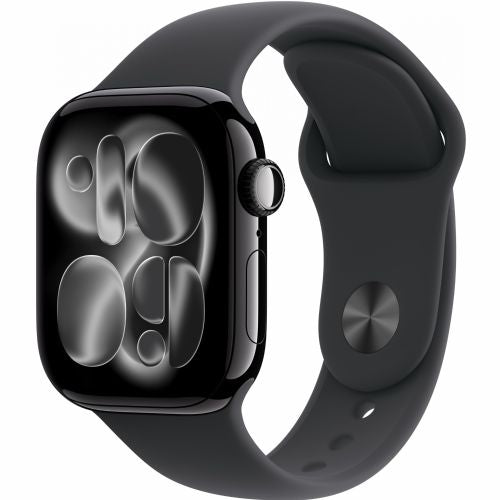 Pametna ura Apple Watch Series 11 aluminij 42 mm črna, OLED Retina, GPS, vodoodporna, 64 GB