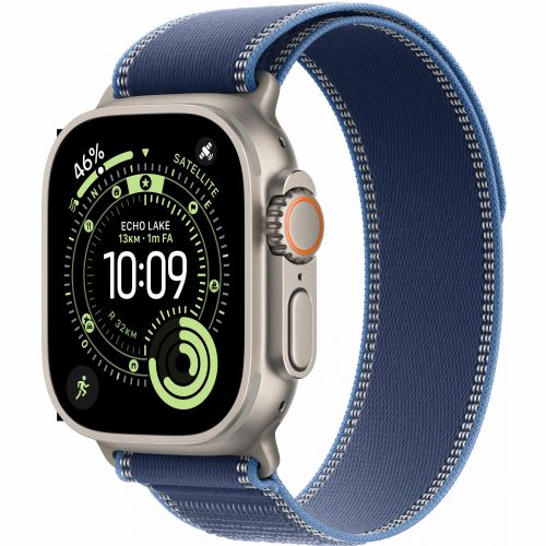 Pametna ura Apple Watch Ultra 3 Titanium Cellular 49mm naravna (modra/svetlo modra) M/L