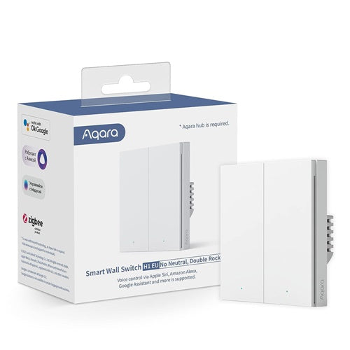 Aqara smart double wall switch AK072EUW01 without neutral conductor