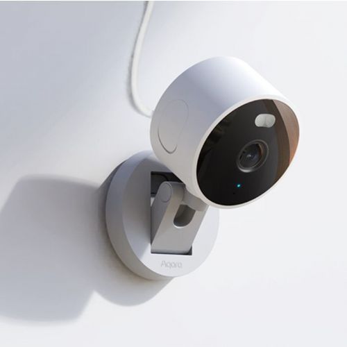 AQARA G100 camera for indoor and outdoor surveillance, 2K, IP65, Wi-Fi, white