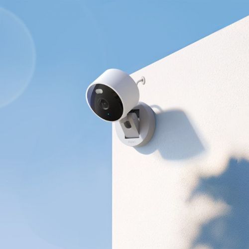 AQARA G100 camera for indoor and outdoor surveillance, 2K, IP65, Wi-Fi, white