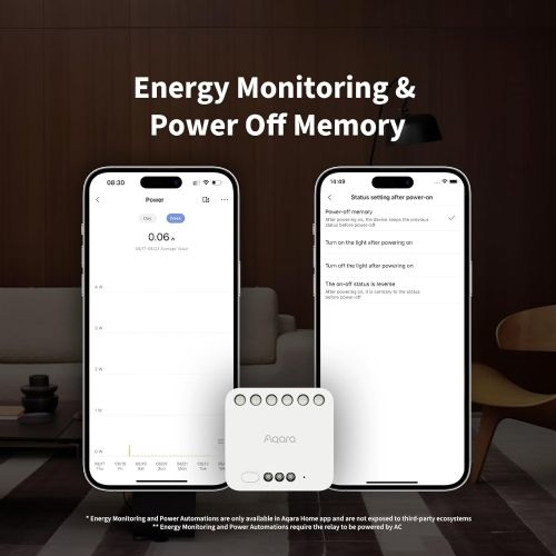 AQARA Dual Relay Module T2 (DCM-K01) - Zigbee 3.0 Dual Relay Module