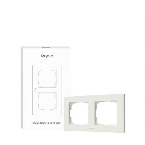 AQARA H2 switch frame, double, white